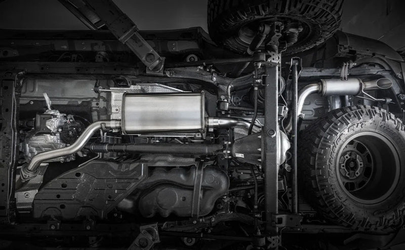 Load image into Gallery viewer, Magnaflow 24+ Toyota Land Cruiser Overland Cat-Back Exhaust System
