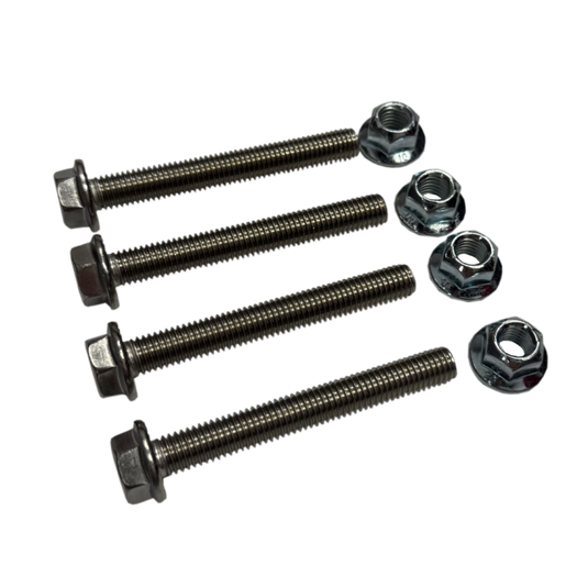 Kooks Locking Ball and Socket Bolt Kit (2 Bolts/2 Nuts/Locking Hardware)