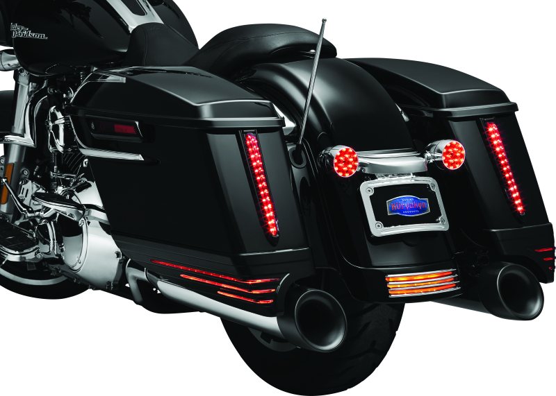 Load image into Gallery viewer, Kuryakyn Rear Fender Accents FLHX &amp; FLTR Models Chrome
