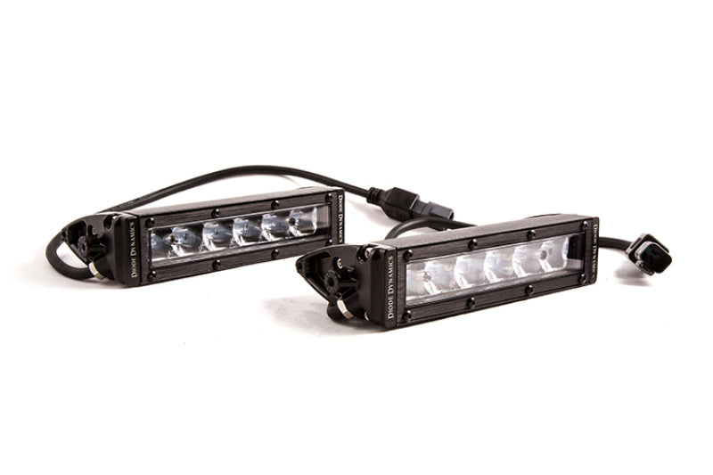 Load image into Gallery viewer, Diode Dynamics 6 In LED Light Bar Single Row Straight SS6 - White Wide Light Bar (Pair)
