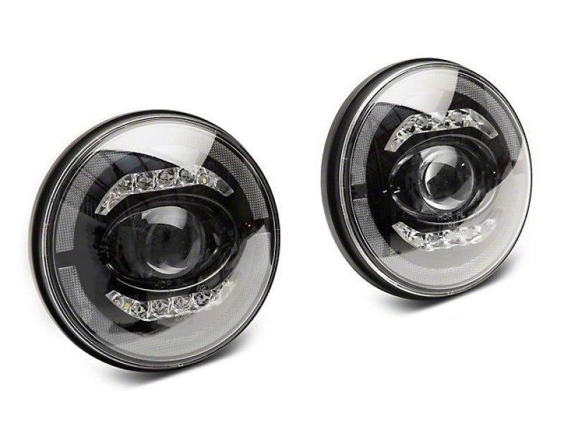 Load image into Gallery viewer, Raxiom 07-18 Jeep Wrangler JK Axial Series LED Headlights- Black Housing (Clear Lens)
