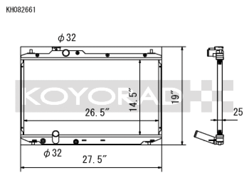Load image into Gallery viewer, Koyo 12-15 Honda Civic SI 2.4L (MT) Radiator

