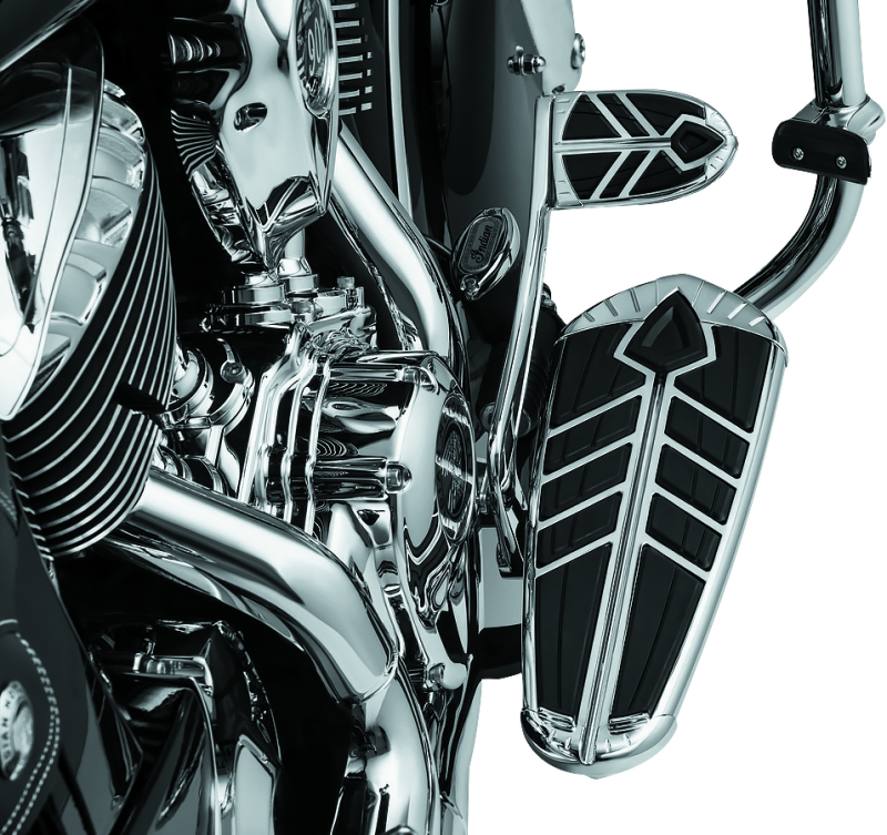 Load image into Gallery viewer, Kuryakyn Spear Brake Pedal Pad For 14-23 Indian Models Chrome
