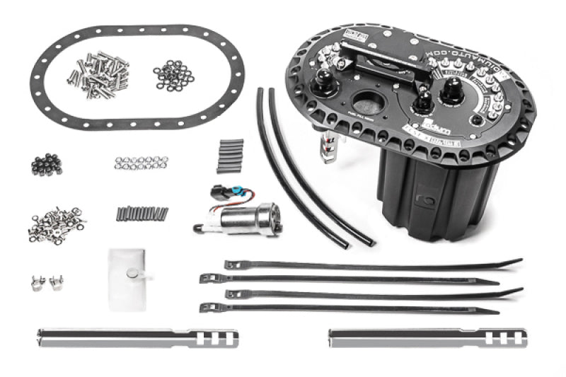 Load image into Gallery viewer, Radium Engineering FCST-X 2 Surge Tank Pumps And 1 Lift Pump Included (Walbro F90000274)
