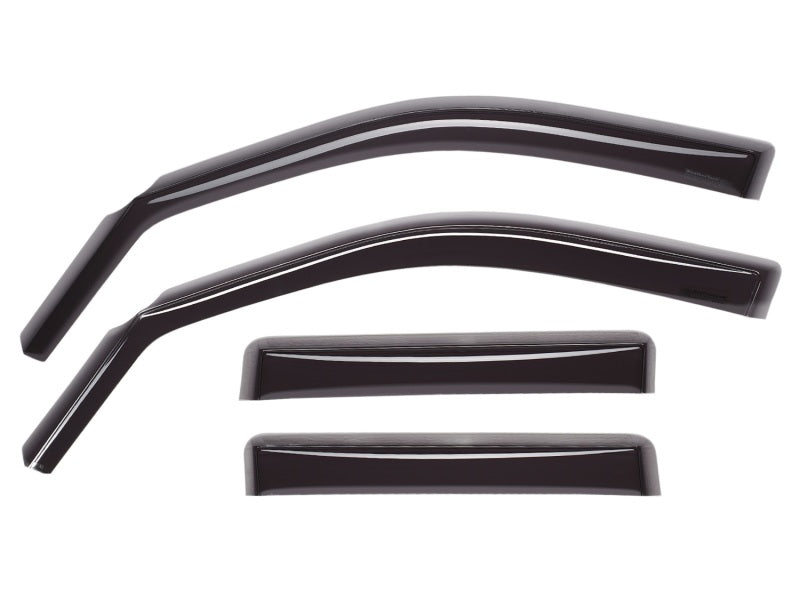 Load image into Gallery viewer, WeatherTech 2016+ Toyota Tacoma Double Cab Front and Rear Side Window Deflectors - Dark Smoke
