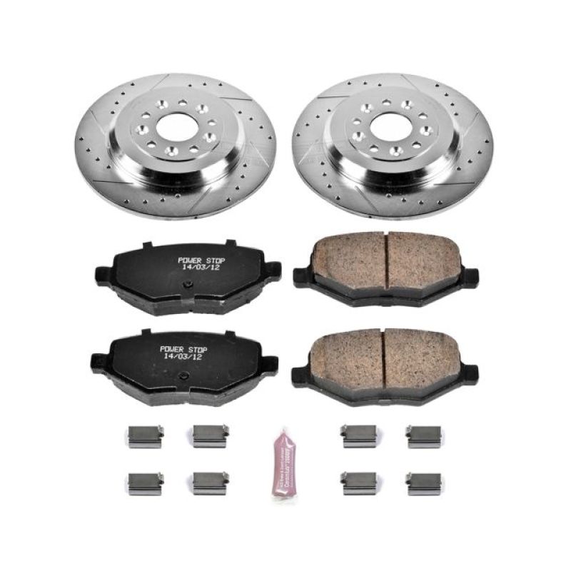 Load image into Gallery viewer, Power Stop 11-15 Ford Edge Rear Z23 Evolution Sport Brake Kit
