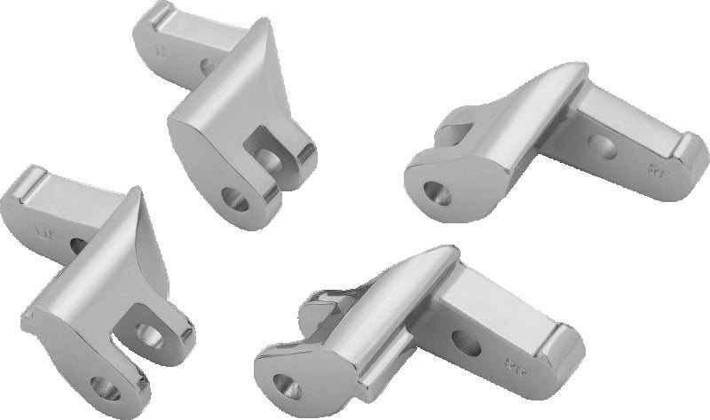 Load image into Gallery viewer, Kuryakyn Floorboard Relocator Brackets 97-16 Touring Chrome
