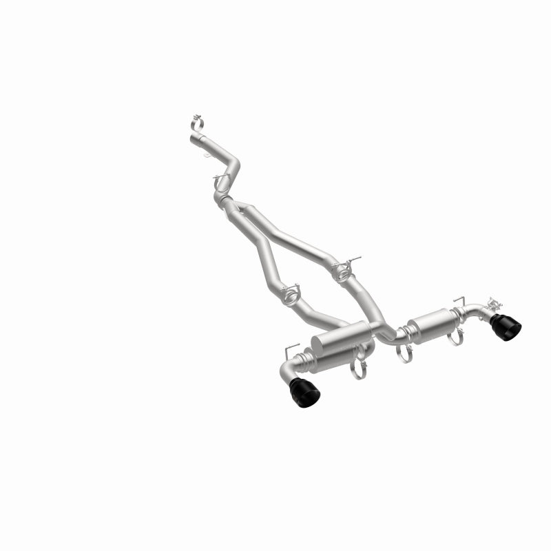 Load image into Gallery viewer, MagnaFlow 2020+ Toyota Supra SPEQ Series Cat-Back Performance Exhaust System w/ Black Chrome Tips
