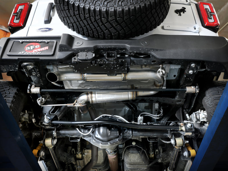 Load image into Gallery viewer, aFe 21-24 Ford Bronco Apollo GT Series 3 IN 409 Stainless Steel Hi-Tuck Axle-Back Exhaust
