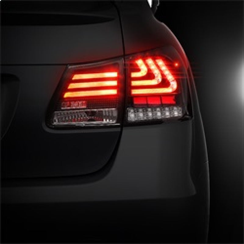 Spyder 07-11 Lexus GS 350 LED Tail Lights Black ALT-YD-LGS06