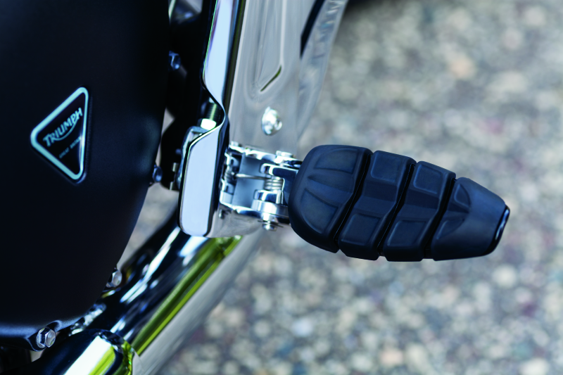 Load image into Gallery viewer, Kuryakyn Splined Peg Adaptor Triumph Chrome
