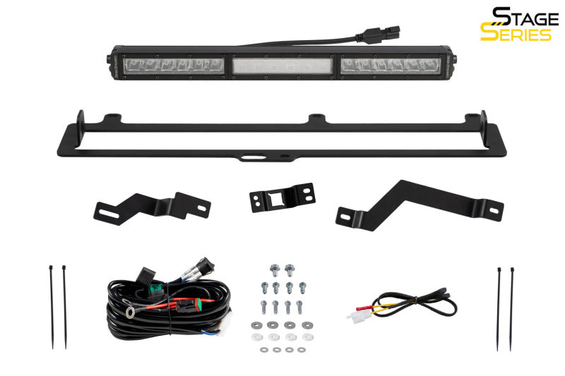 Load image into Gallery viewer, Diode Dynamics 2022+ Toyota Tundra TRD Pro Grille Light Bar Kit - Amber Combo
