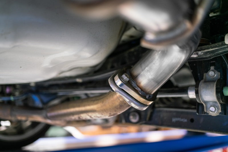 Load image into Gallery viewer, MBRP 15-19 Subaru WRX 2.0L/STI 2.5L 2.5in Dual Split Rear Exit w/ 3.5in CF Tips - T304
