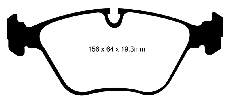 Load image into Gallery viewer, EBC 10-14 BMW X5 4.4 Twin Turbo (50) Redstuff Front Brake Pads
