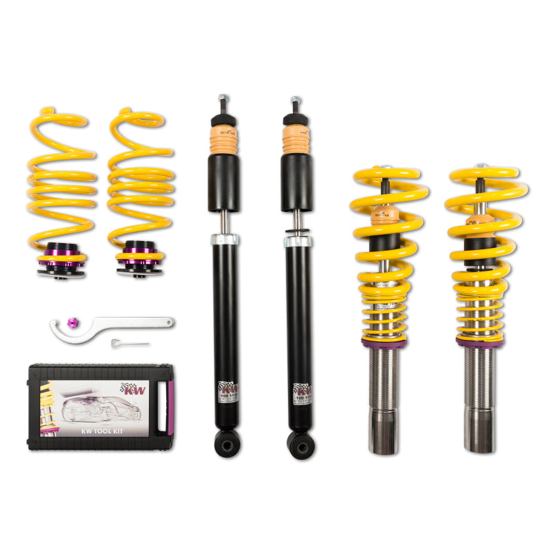 Load image into Gallery viewer, KW Coilover Kit V1 Audi A4 S4 (8K/B8) w/o electronic dampening controlSedan FWD + Quattro
