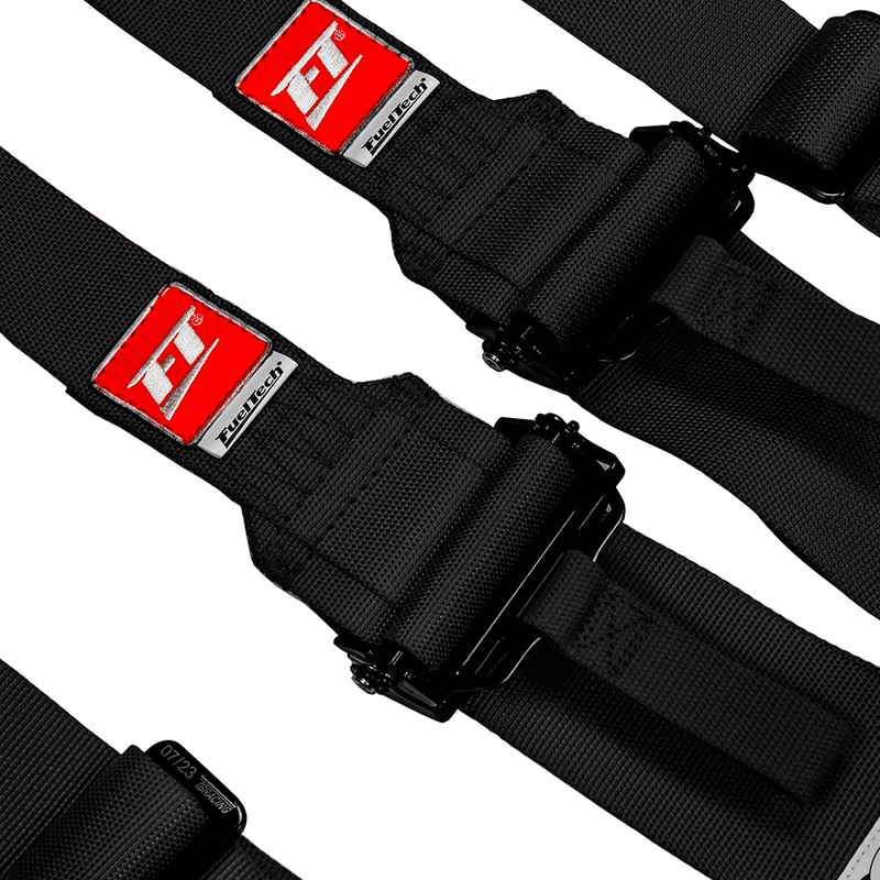 Load image into Gallery viewer, FuelTech SFI Racing Harness in black with camlock
