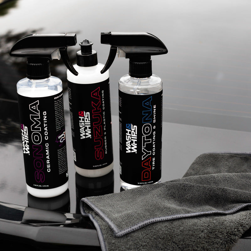 Load image into Gallery viewer, WASH&amp;WHIPS 3-Step Car Care System
