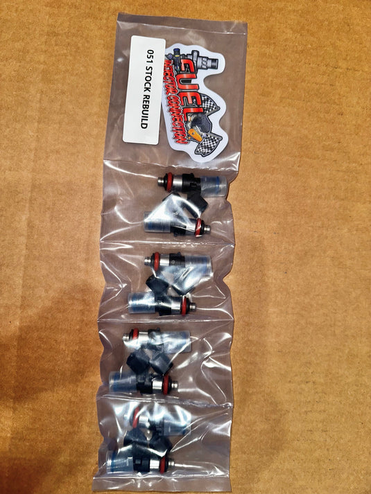 Fuel Injector Connection 0280158051 Stock LS3/7 Rebuilt Set of 8