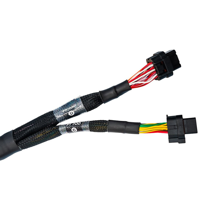 Load image into Gallery viewer, Unterminated wiring harness to install the FT700 ECU - customized engine management system installation, C and D connector. 
