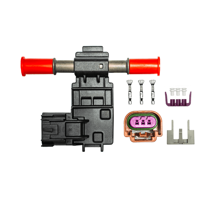 Load image into Gallery viewer, FuelTech Flex Fuel Sensor for gasoline shown with connector kit
