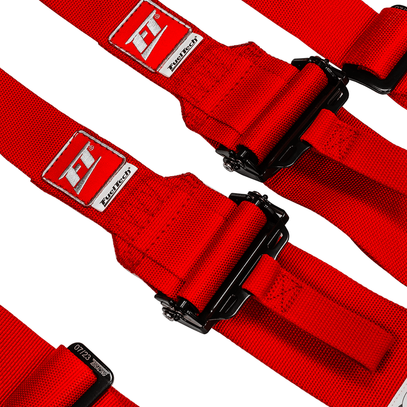 Load image into Gallery viewer, FuelTech SFI Racing Harness with easy adjustment features. 
