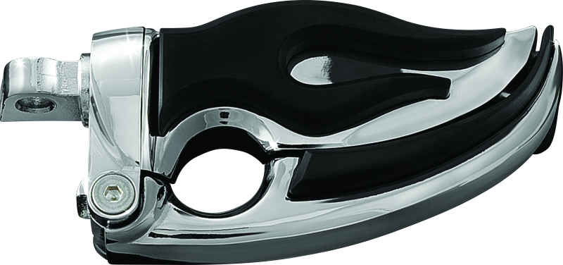 Load image into Gallery viewer, Kuryakyn Flamin Switchblade With Male Mount Adapter Chrome
