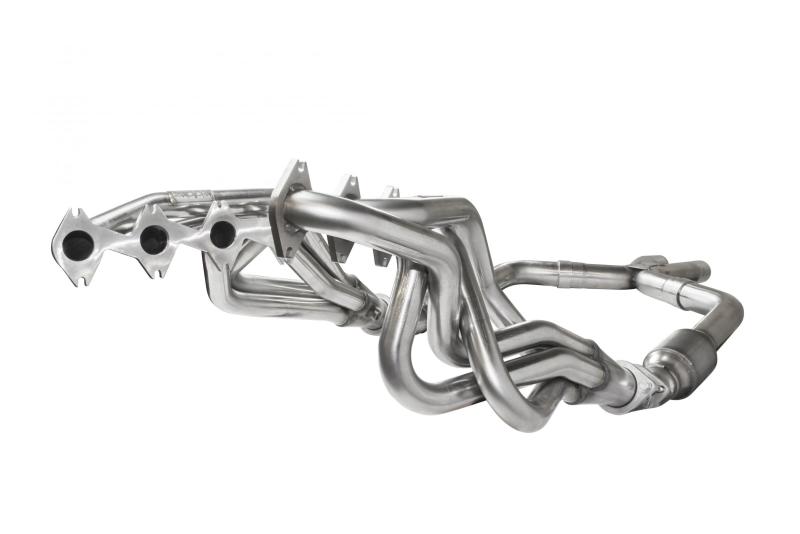 Load image into Gallery viewer, Kooks 05-10 Ford Mustang GT Manual 1 5/8in x 2 1/2in SS Long Tube Headers and OEM Catted SS X Pipe

