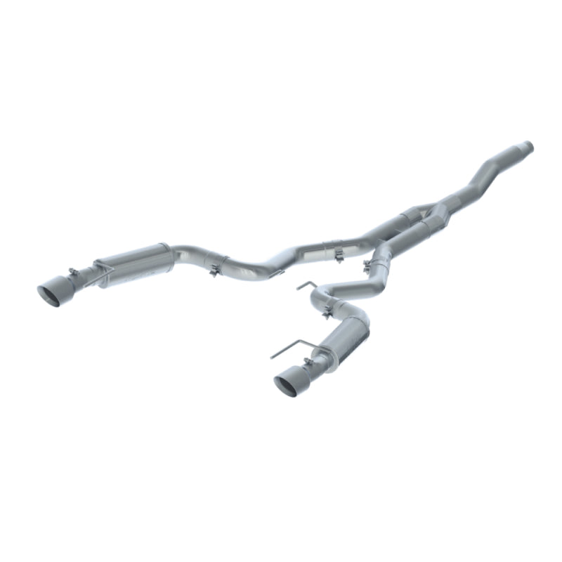 Load image into Gallery viewer, MBRP 15-18 Ford Mustang EcoBoost 2.3L T409 3in Cat Back Dual Split Rear Exit (Race Version)

