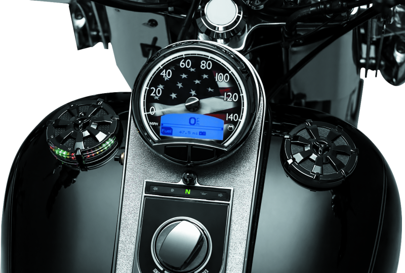 Load image into Gallery viewer, Kuryakyn Alley Cat Gas Cap Black
