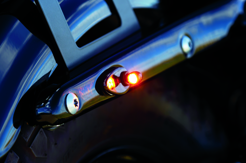 Load image into Gallery viewer, Kuryakyn Fender Strut Cover Plates Gloss Black
