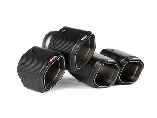 Akrapovic 2024+ BMW M5 (G90,G99) Hexagonal Carbon Fiber Tail Pipe Set