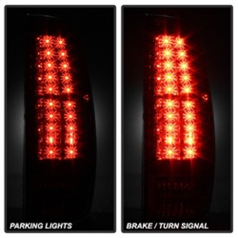 Load image into Gallery viewer, Spyder Chevy Avalanche 07-13 LED Tail Lights Red Clear ALT-YD-CAV07-LED-RC
