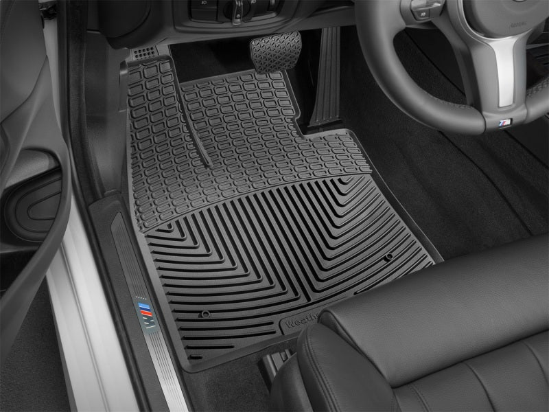 Load image into Gallery viewer, WeatherTech 14-15 BMW X5 Front Rubber Mats - Black
