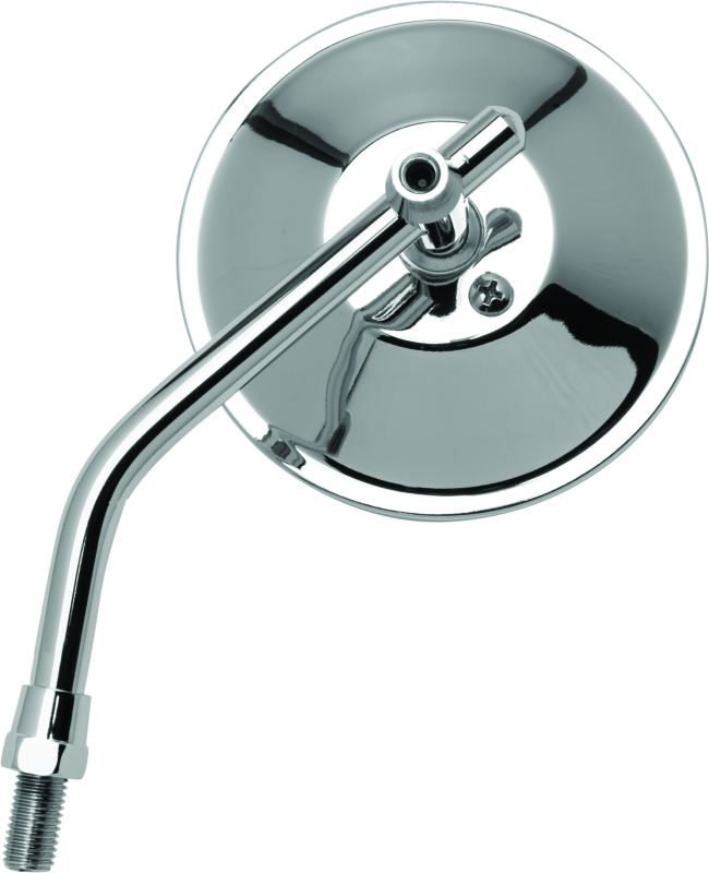 Load image into Gallery viewer, BikeMaster 4in Adjustable Round Mirror 10mm - Each - Chrome
