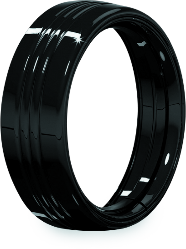 Load image into Gallery viewer, Kuryakyn 7inch Headlamp Trim Ring Gloss Black
