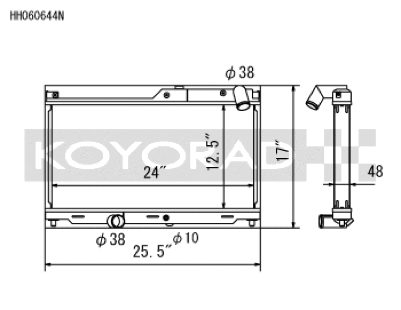 Load image into Gallery viewer, Koyo 93-95 Mazda RX-7 1.3L Turbo N-FLO (Dual Pass) Radiator
