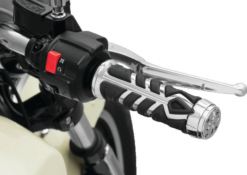 Load image into Gallery viewer, Kuryakyn Spear Grips For Scout Chrome
