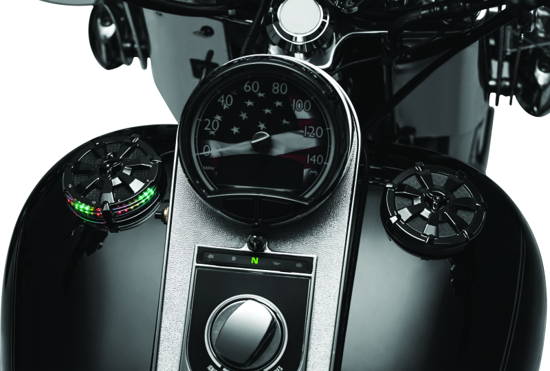 Load image into Gallery viewer, Kuryakyn Alley Cat Gas Cap Black
