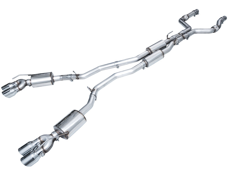 Load image into Gallery viewer, AWE Tuning 2020+ Ford Explorer ST Touring Edition Exhaust w/ Chrome Silver Tips
