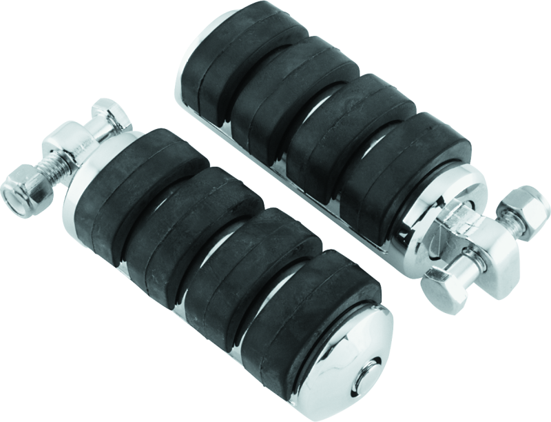 Load image into Gallery viewer, Kuryakyn ISO Peg Large With Male Adapter Chrome (Pair)
