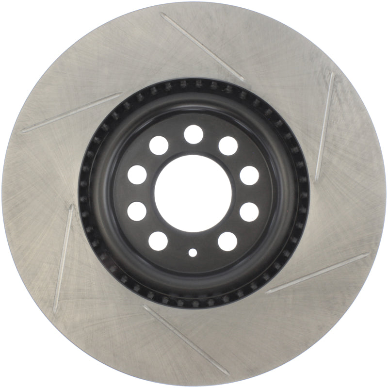 Load image into Gallery viewer, StopTech Power Slot 3/99-06 Audi TT/00-06 TT Quattro / 03-05 VW Golf GTi Right Front Slotted Rotor
