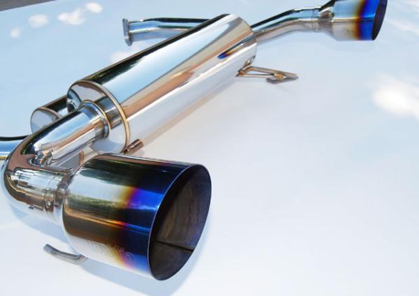 Load image into Gallery viewer, Invidia 09+ 370Z Gemini Single Layer Titanium Tip Cat-back Exhaust
