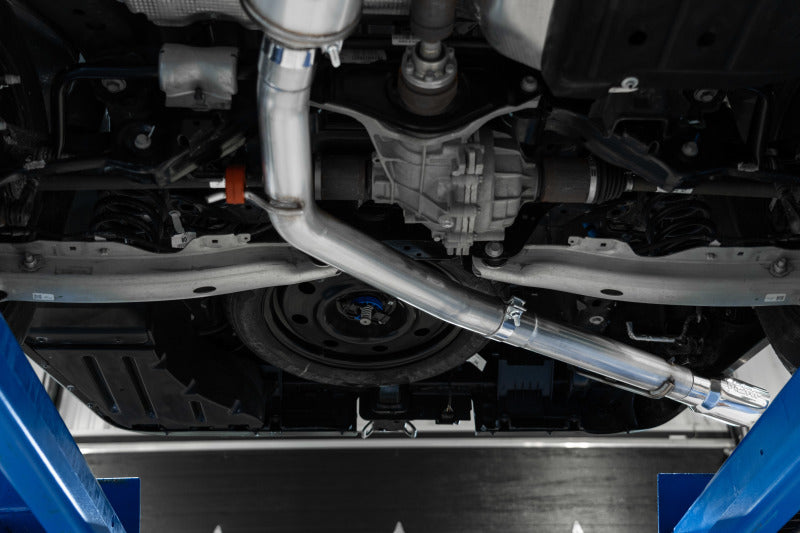 Load image into Gallery viewer, MBRP 2022+ Ford Maverick Aluminized Steel 4in OD Tip Single Side Exit 3in Cat Back Exhaust
