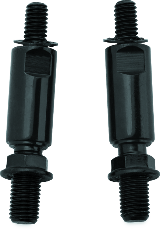 Kuryakyn Raised Mirror Mnt Adapters Gloss Black