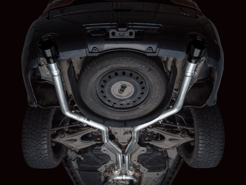 Load image into Gallery viewer, AWE Tuning 11-24 Dodge Durango 5.7L Track Edition Exhaust w/ Diamond Black Tips

