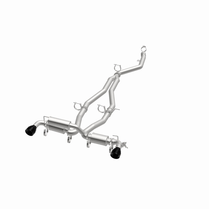 Load image into Gallery viewer, MagnaFlow 2020+ Toyota Supra SPEQ Series Cat-Back Performance Exhaust System w/ Black Chrome Tips
