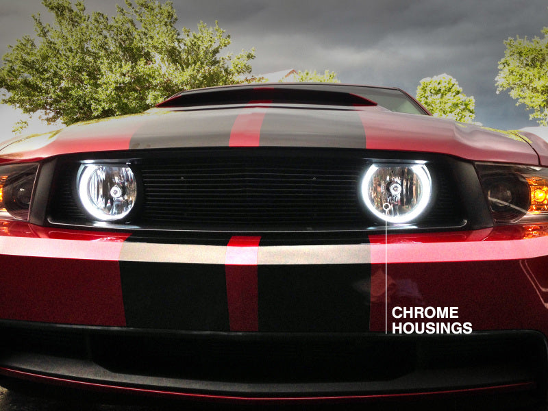 Load image into Gallery viewer, Raxiom 05-12 Ford Mustang GT LED Halo Fog Lights (Chrome)
