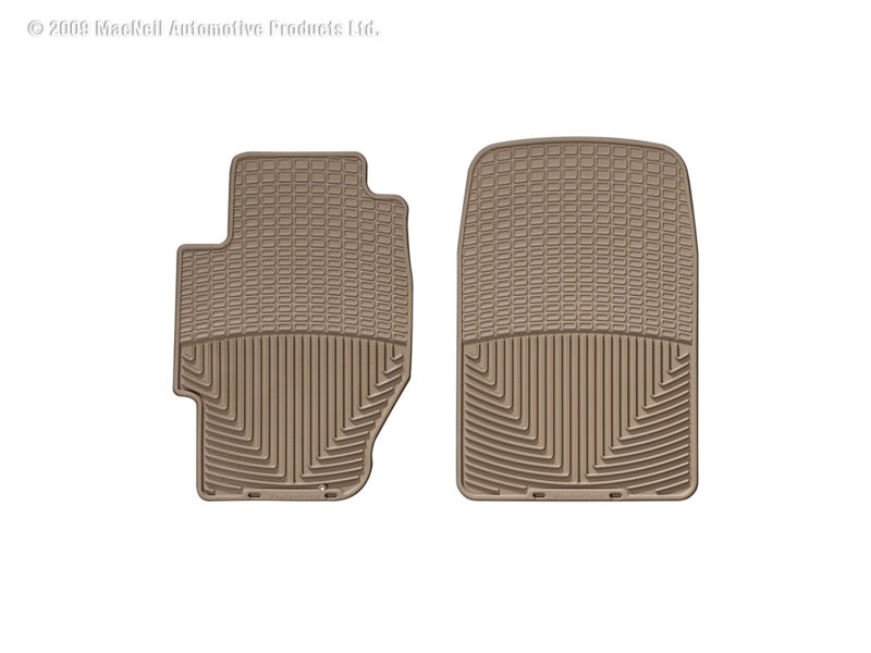 Load image into Gallery viewer, WeatherTech 03 Honda Civic Hybrid Front Rubber Mats - Tan
