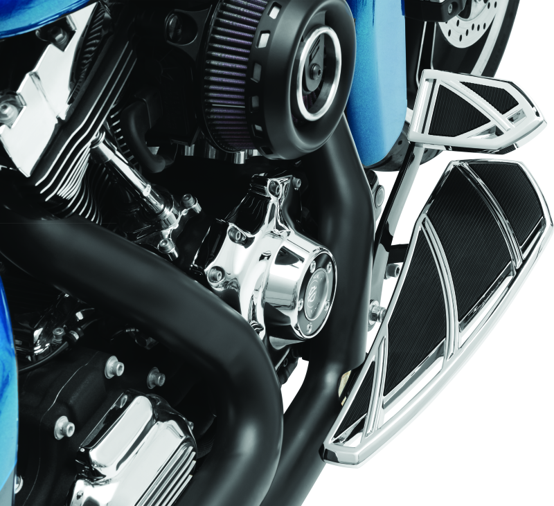 Load image into Gallery viewer, Kuryakyn Phantom Brake Pedal Pad FL Touring Models Chrome
