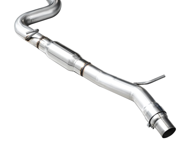 Load image into Gallery viewer, AWE MK8 Volkswagen Golf R 3in Touring Edition Quad Exhaust - Chrome Silver Tips
